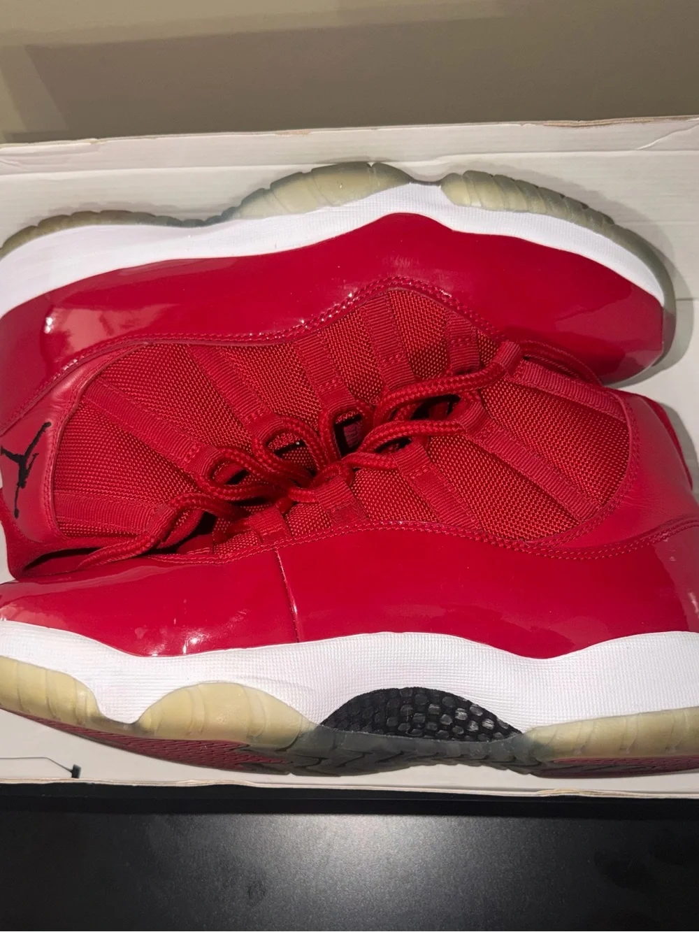 Jordan Kids Red High-Top Sneakers